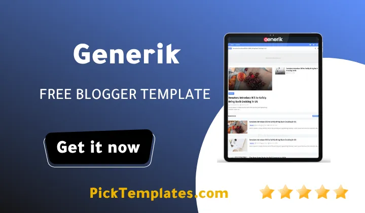 Generik Blogger Theme
