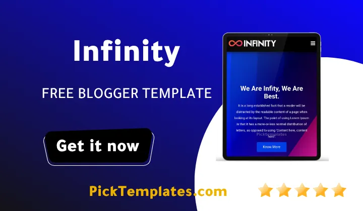 Infinity Blogger Theme