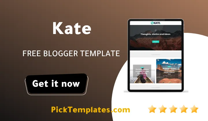 Kate Blogger Theme