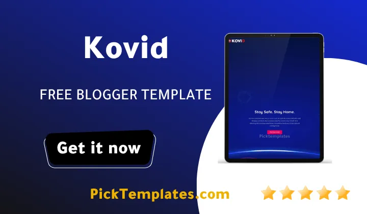 Kovid Blogger Theme