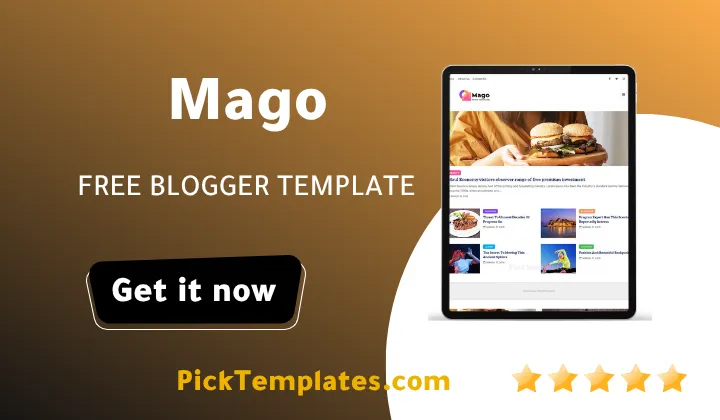 Mago Blogger Theme