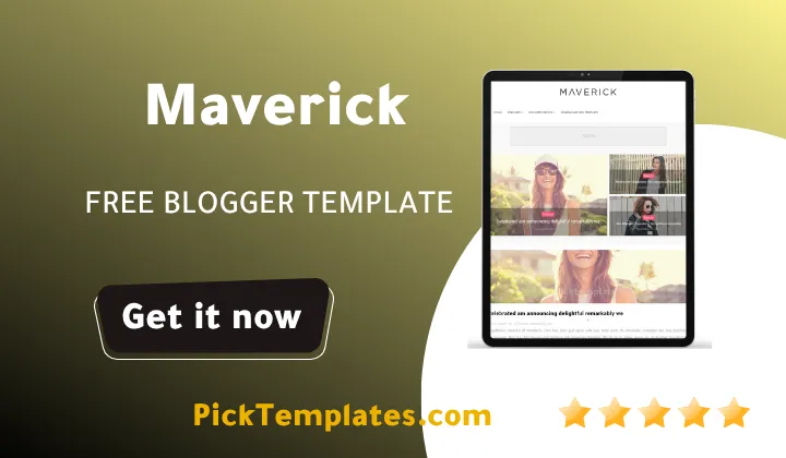 Maverick Blogger Template