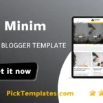 Minim Blogger Theme