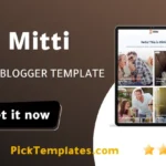 Mitti blogger theme
