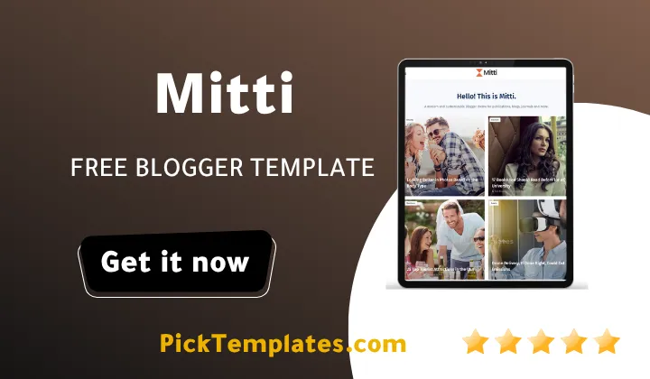 Mitti blogger theme