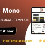 Mono Blogger Template Layout Breakdown Mono Blogger Theme