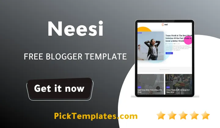 Neesi Blogger Template
