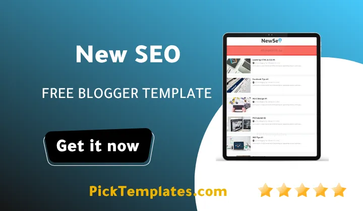 New SEO Blogger Theme