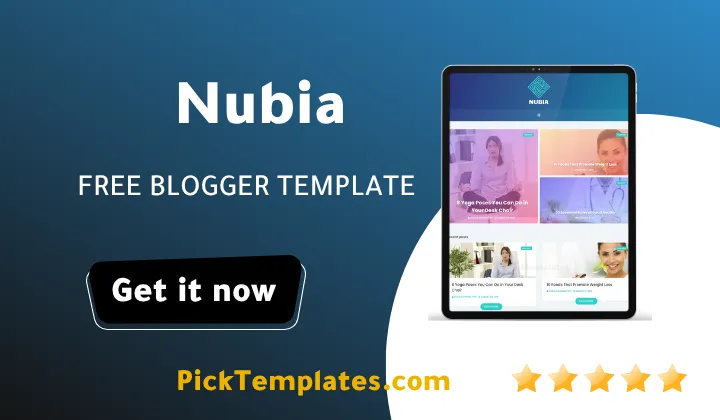 Nubia Blogger Theme