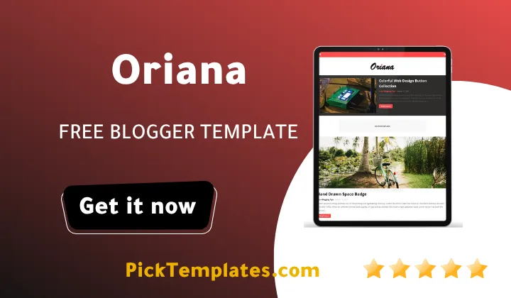 Oriana Blogger Theme