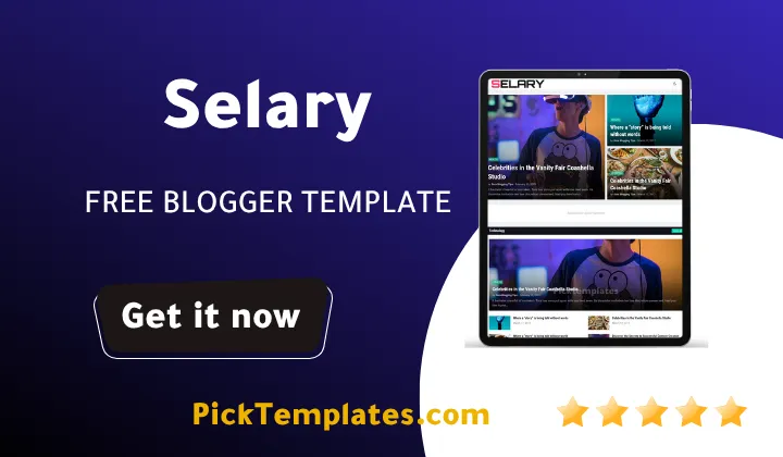 Selary Blogger Template