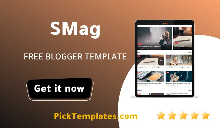 SMag Blogger Template Flawless Mastery SMag Blogger Theme
