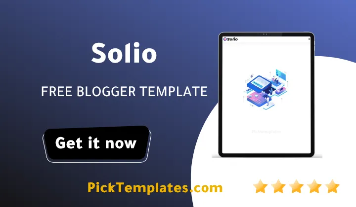 Solio Blogger Theme