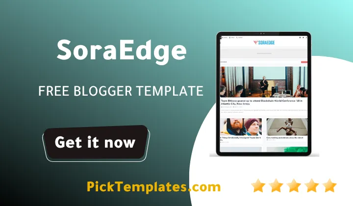 Soraedge Blogger Template