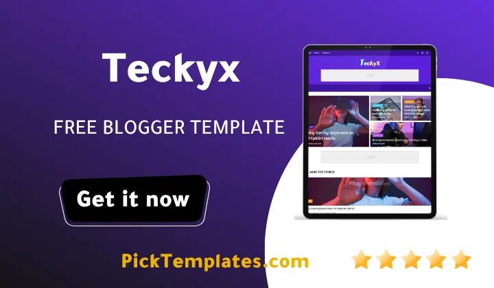 Teckyx Blogger Theme