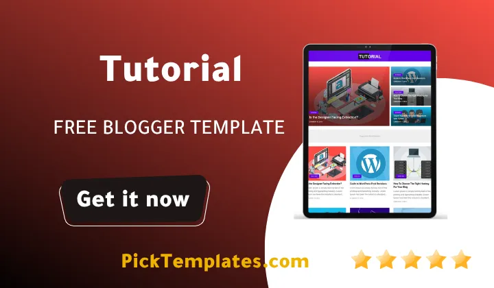 Tutorial Blogger Theme
