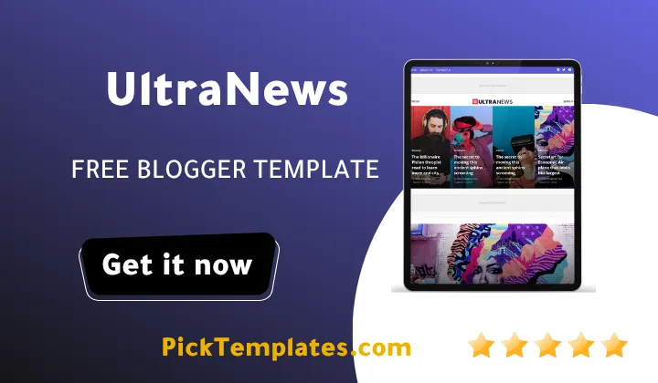 UltraNews Blogger Template Proven Success UltraNews Blogger Theme