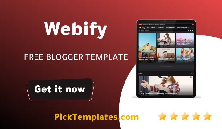 Webify Blogger Template