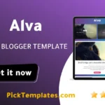 Alva Blogger Theme