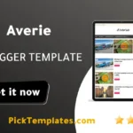 Averie Blogger Template Elegant Gorgeous Averie Blogger Theme