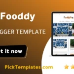 Fooddy Blogger Template Brilliant Simplicity Fooddy Blogger Theme