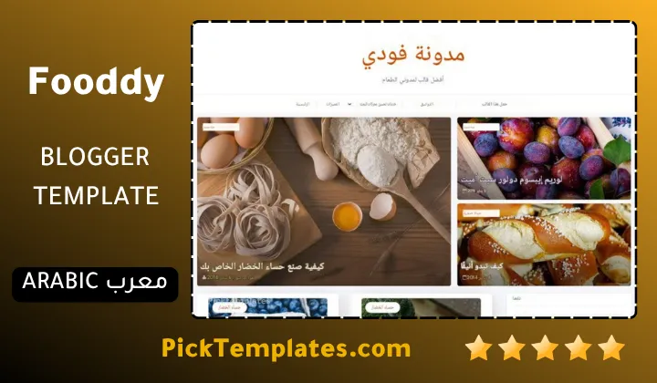 Fooddy Blogger Template Brilliant Simplicity Fooddy Blogger Template