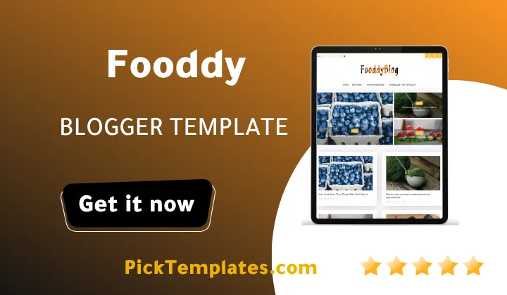 Fooddy Blogger Theme