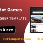 Hot Games Blogger Theme
