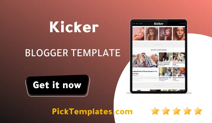 Kicker Blogger Theme