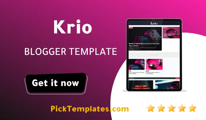 Krio Blogger Theme