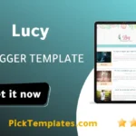 Lucy Blogger Template Chic Elegant Lucy Blogger Theme