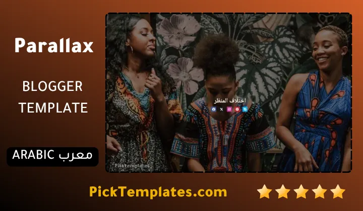 Parallax Blogger Theme