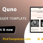 Quno Blogger Theme