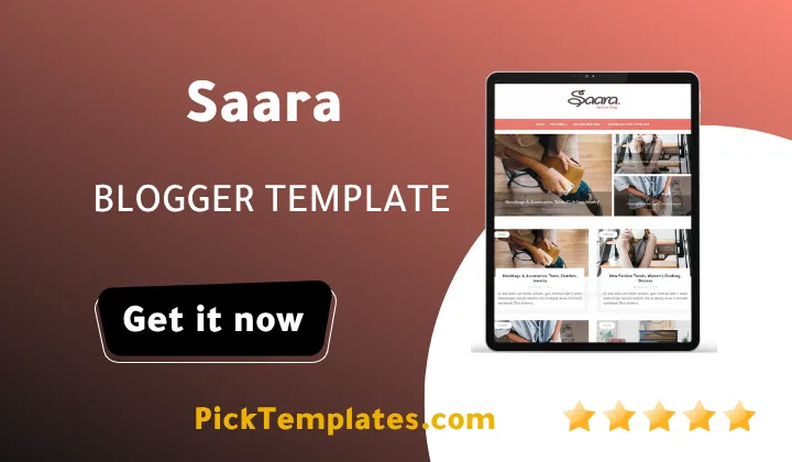 Saara Blogger Theme