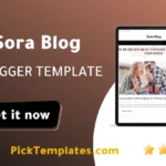 Sora Blog Blogger Theme