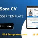 Sora CV Blogger Theme