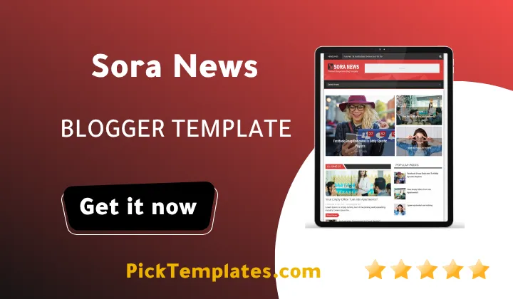 Sora News Blogger Theme