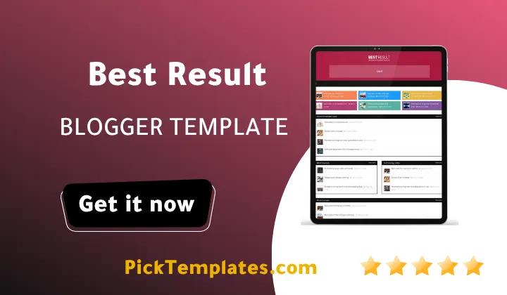 Best Result Blogger Theme