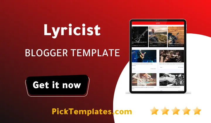 Lyricist Blogger Template Lyricist Blogger Theme