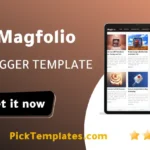 Magfolio Blogger Template Design Marvel Magfolio Blogger Theme