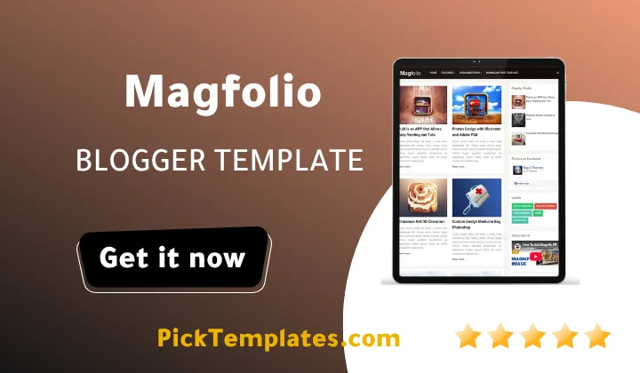 Magfolio Blogger Theme