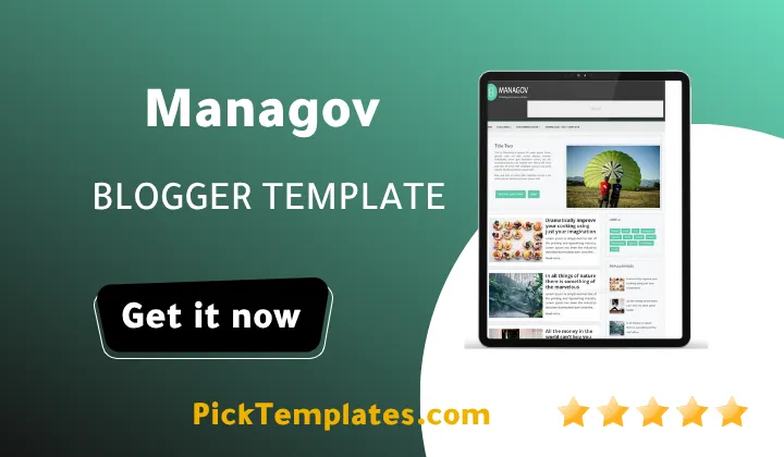 Managov Blogger Theme