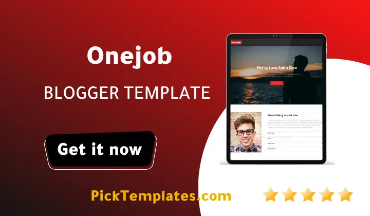 OneJob Blogger Theme