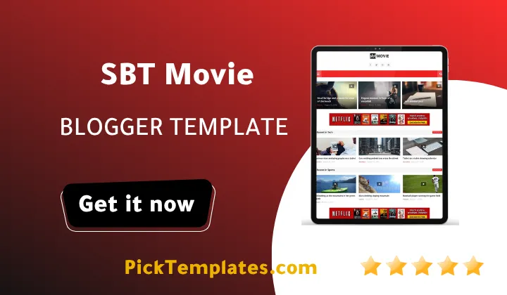 SBT Movie Blogger Template Incredible Review SBT Movie Blogger Theme
