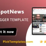 SpotNews Blogger Theme