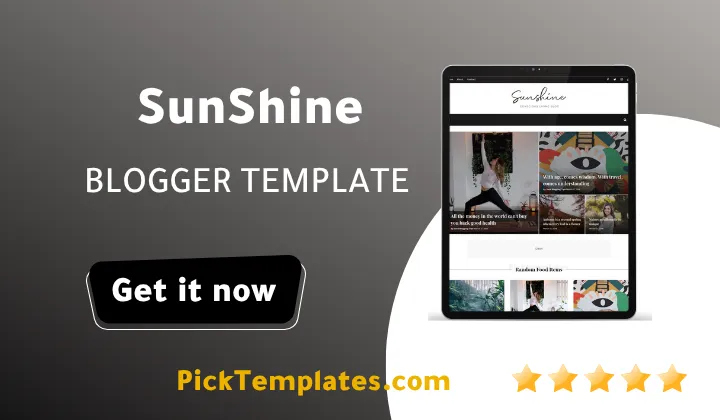 SunShine Blogger Theme