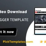 Video Download Blogger Theme